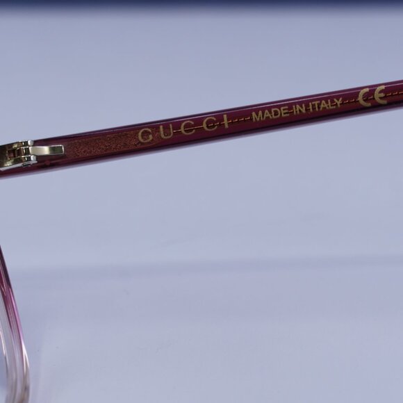 Gucci GG0550O 007 Cat Eye Eyeglasses - Burgundy Gradient 53mm - Picture 8 of 11